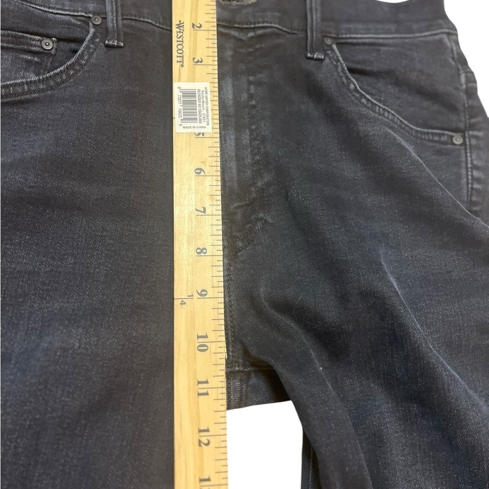 ✨ MOTHER The Insider Crop Fray Jeans – Night In Paris – Size 28 ✨ - Picture 5 of 8